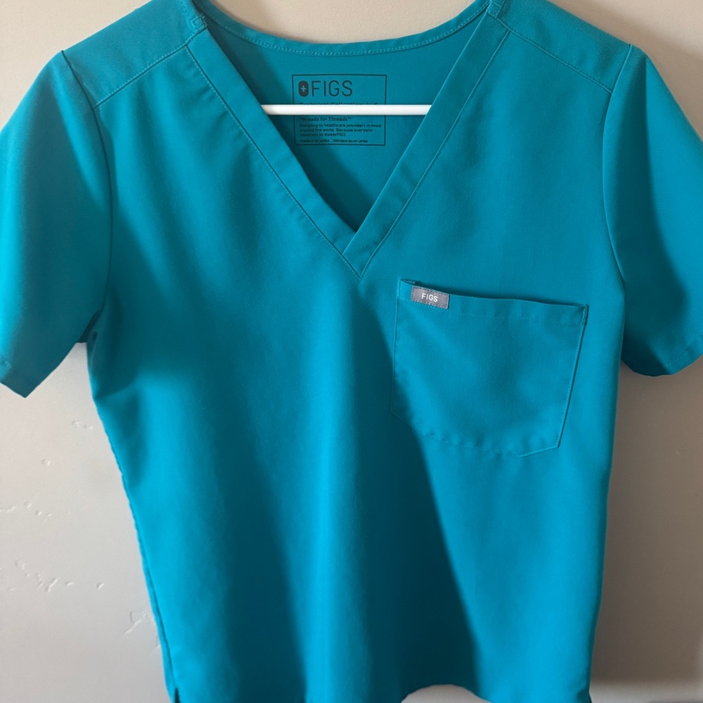 FIGS Teal Small Top, Small Joggers